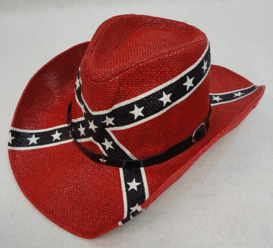 Rebel FLAG Cowboy Hat